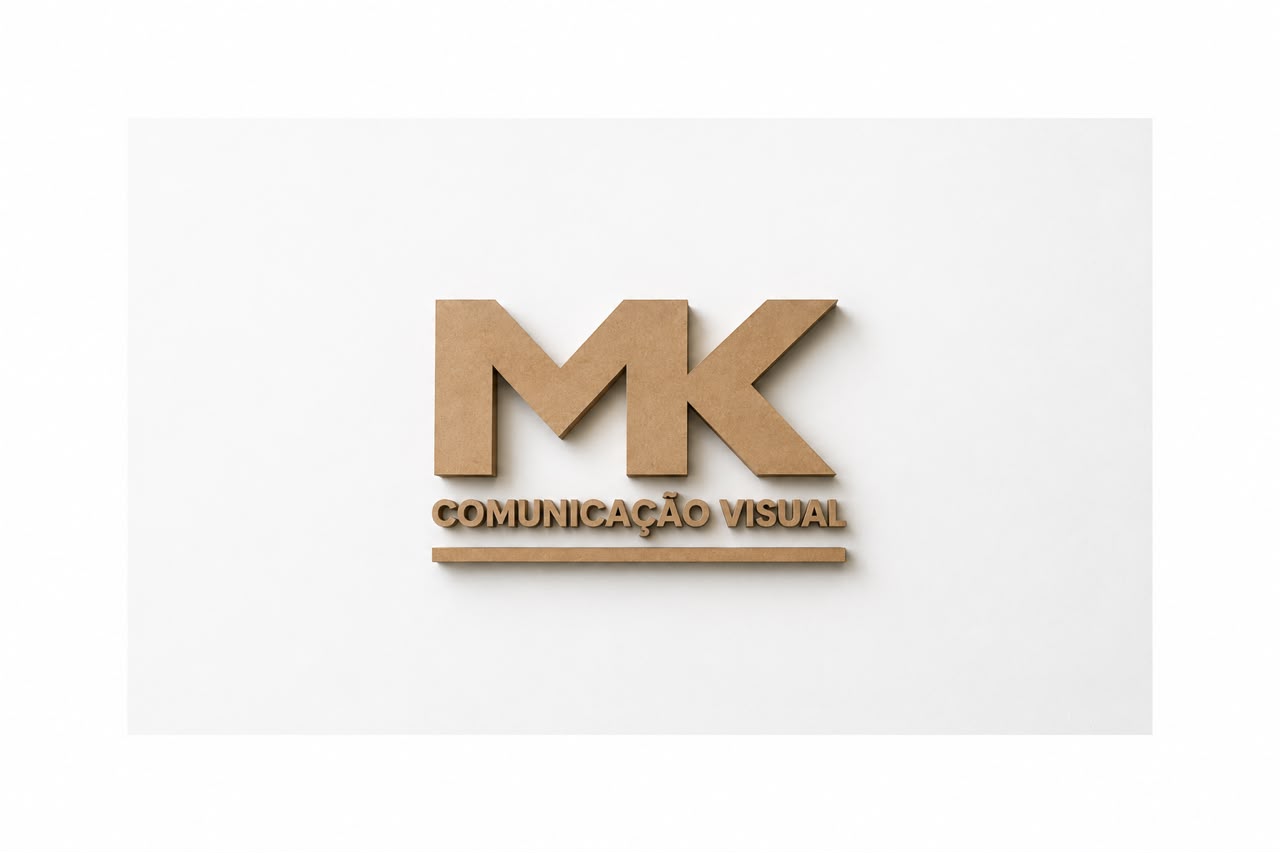 Letra Caixa MK Comunicação Visual
